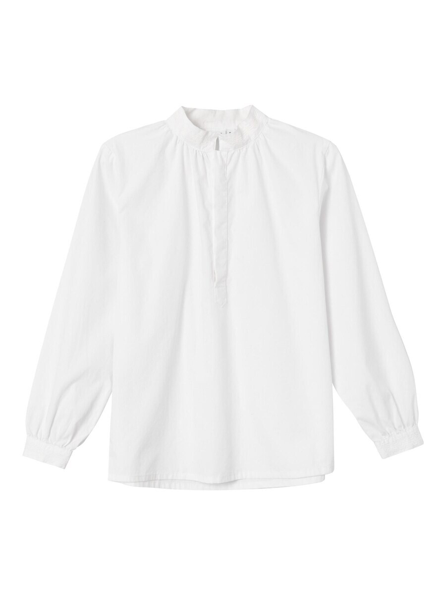 

Топ NAME IT Regular fit Button Up, белый