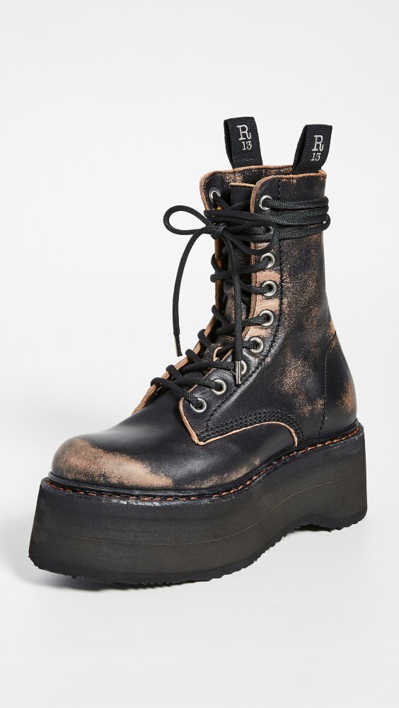 

Ботинки R13 Double Stacked Lace Up