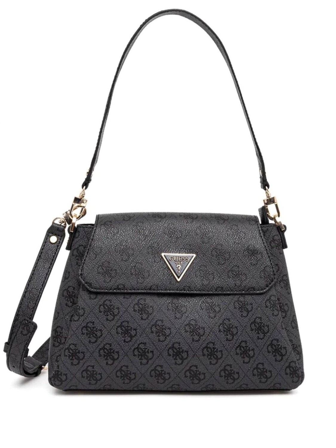 

Двухсторонняя сумочка с монограммой GUESS USA, черный