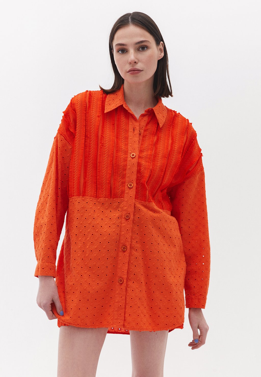 Рубашка Oxxo, оранжевый цена и фото