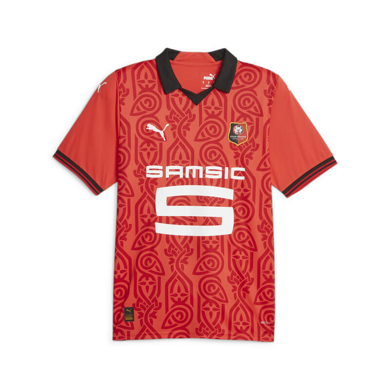 

Домашняя мужская майка Stade Rennais FC 23/24 PUMA Red Black