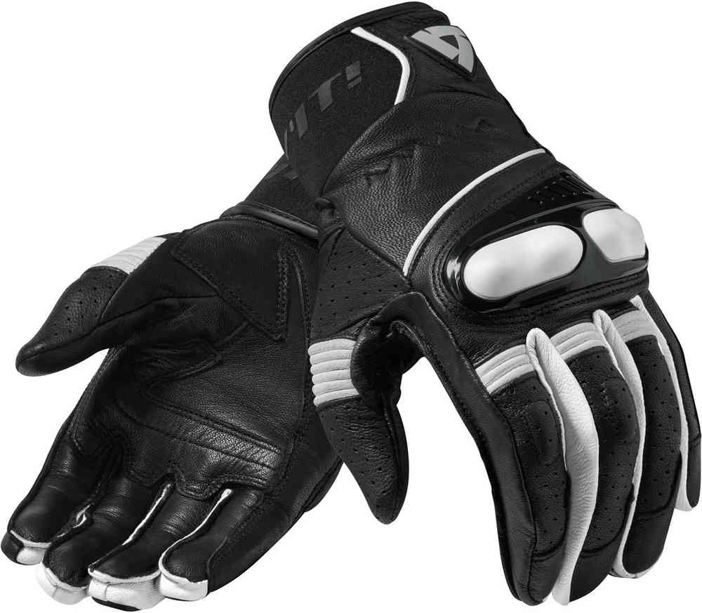 Мотоциклетные перчатки Hyperion Revit, черно-белый