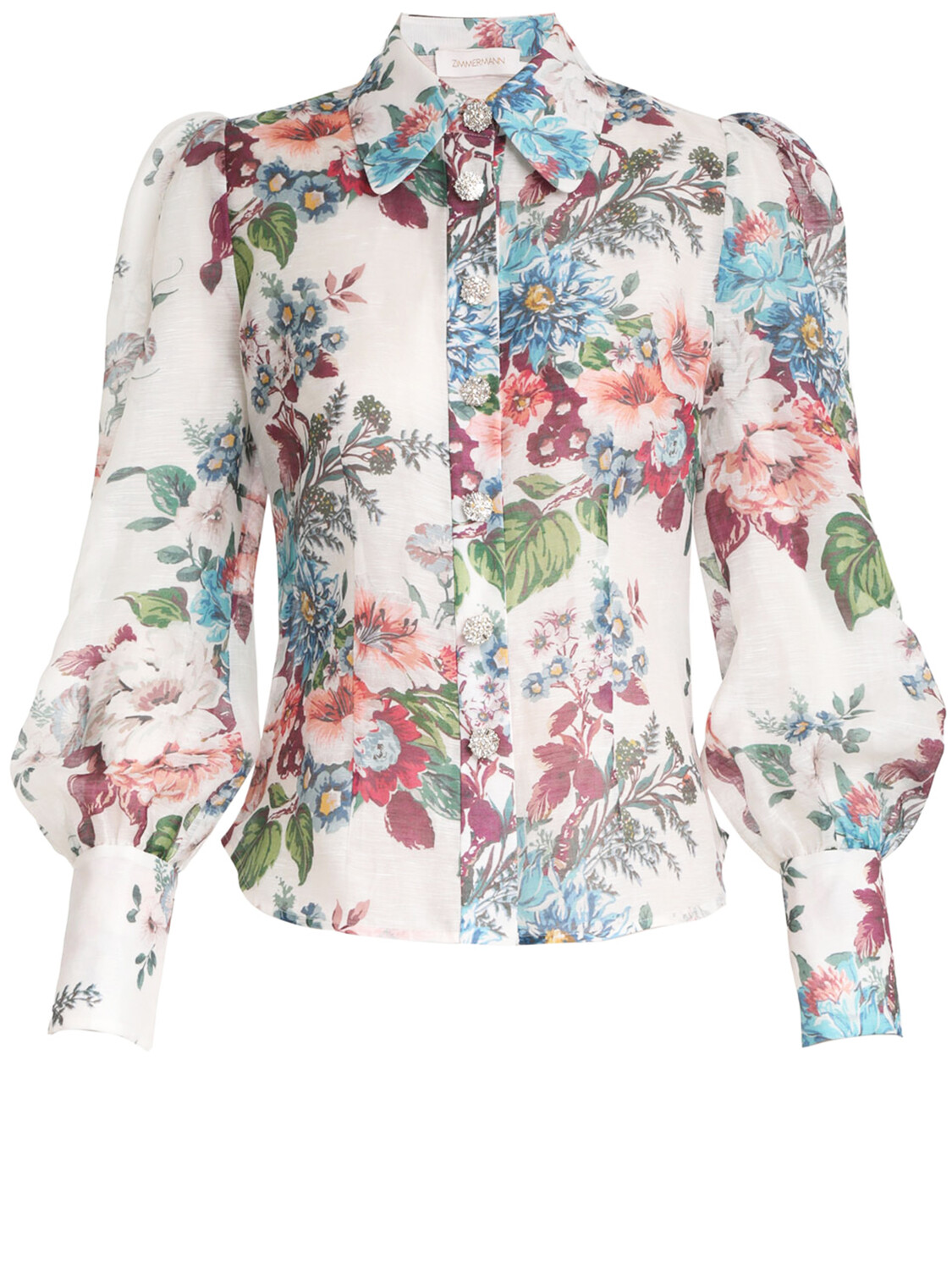 

Рубашка Zimmermann Matchmaker Floral Body, белый