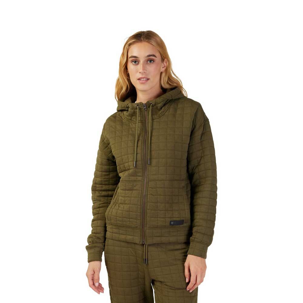 Толстовка Fox Racing Lfs Quilted Full Zip, зеленый