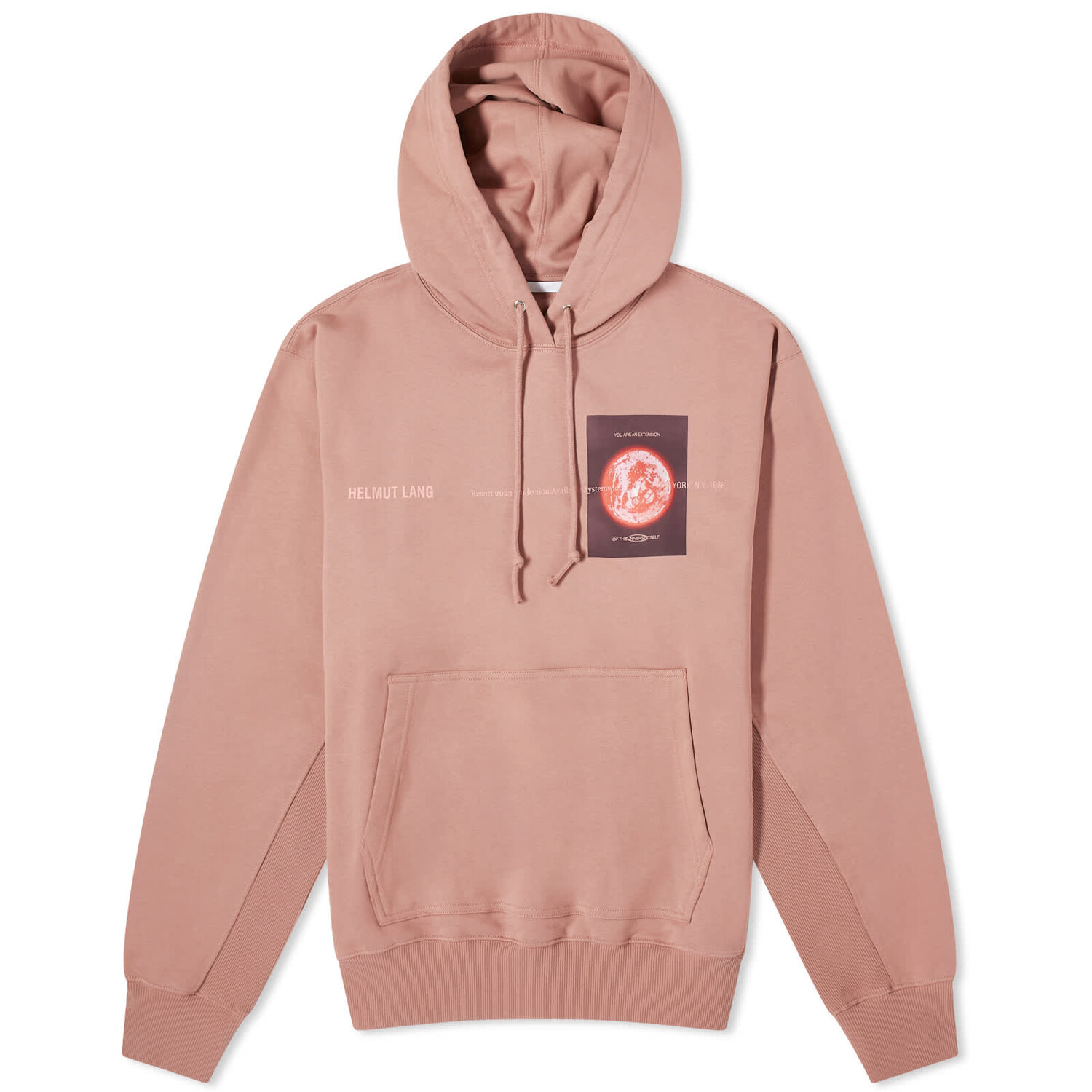 

Худи Helmut Lang Outer Space, цвет Comet