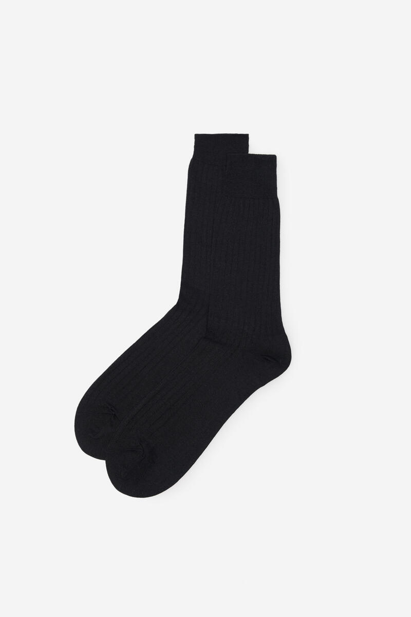 Комплект носков из хлопка Cortefiel, черный комплект носков из хлопка cortefiel темно синий