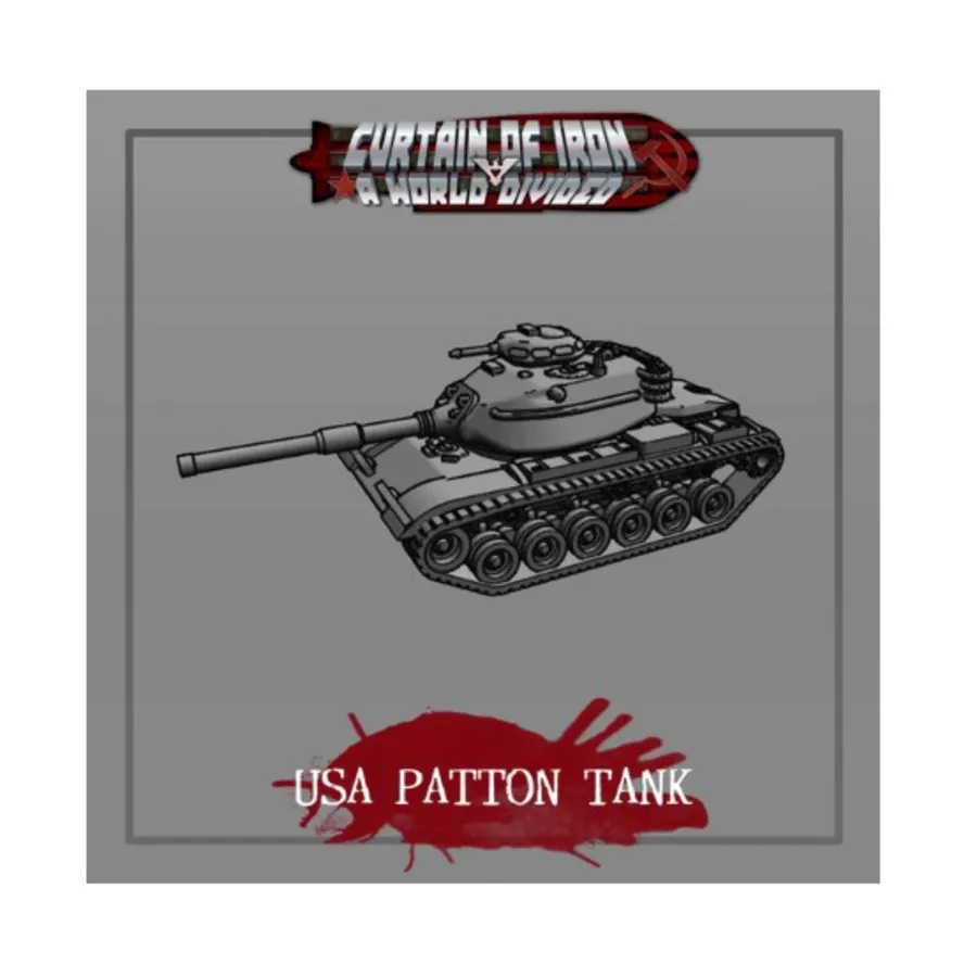 

США Паттон Танк, Curtain or Iron - A World Divided (28mm)