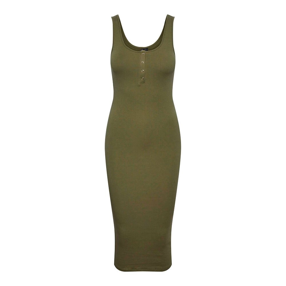 

Длинное платье Pieces Kitte Midi Sleveless, зеленый