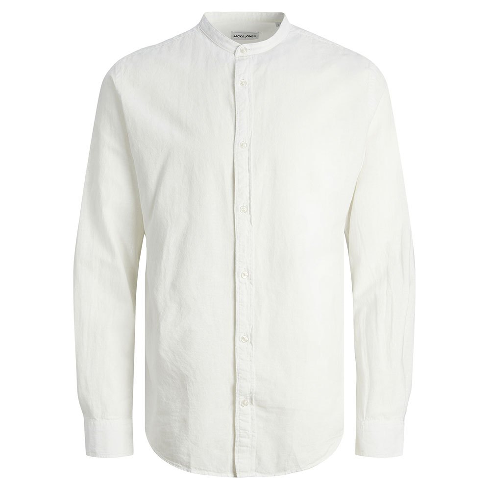 

Рубашка с длинным рукавом Jack & Jones Linen Band Plus, белый