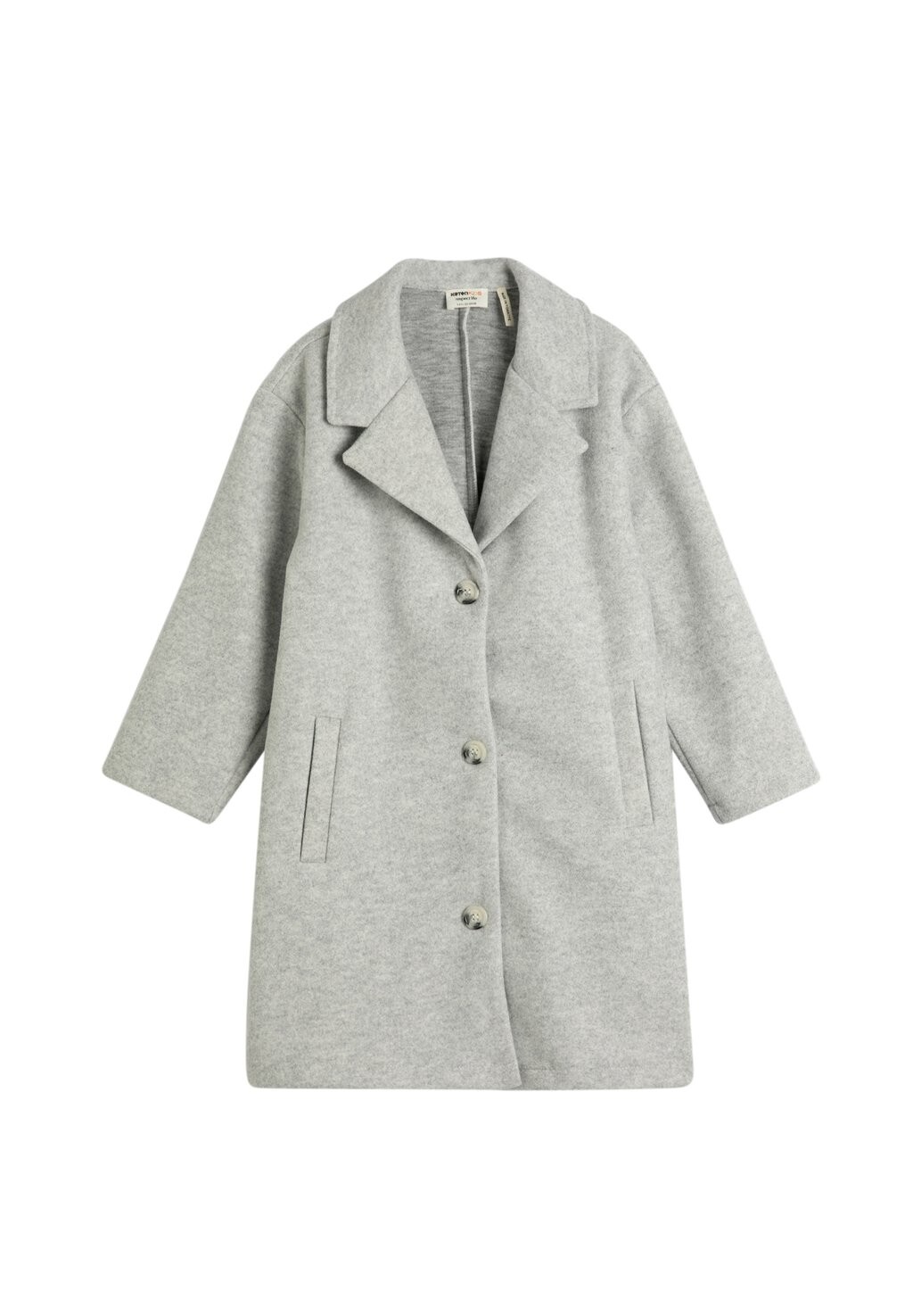 

Пальто классическое Button Closure Pocket Detail Koton, цвет grey