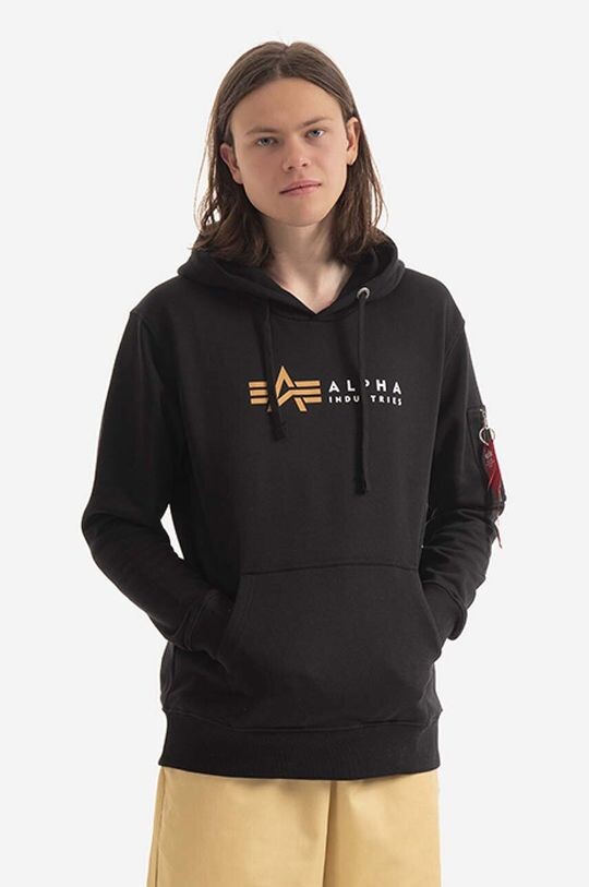 

Толстовка Alpha Label Alpha Industries, черный