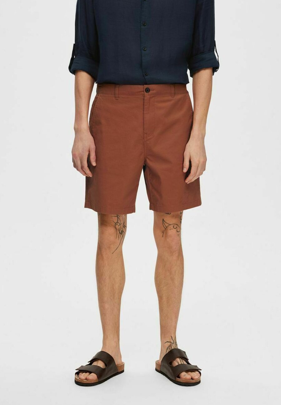 

Шорты SLHHOMME Selected Homme, цвет baked clay