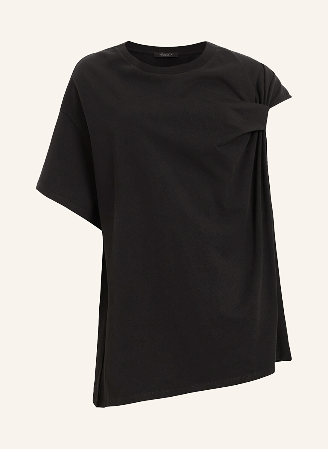 

Футболка оникс твист Allsaints, черный