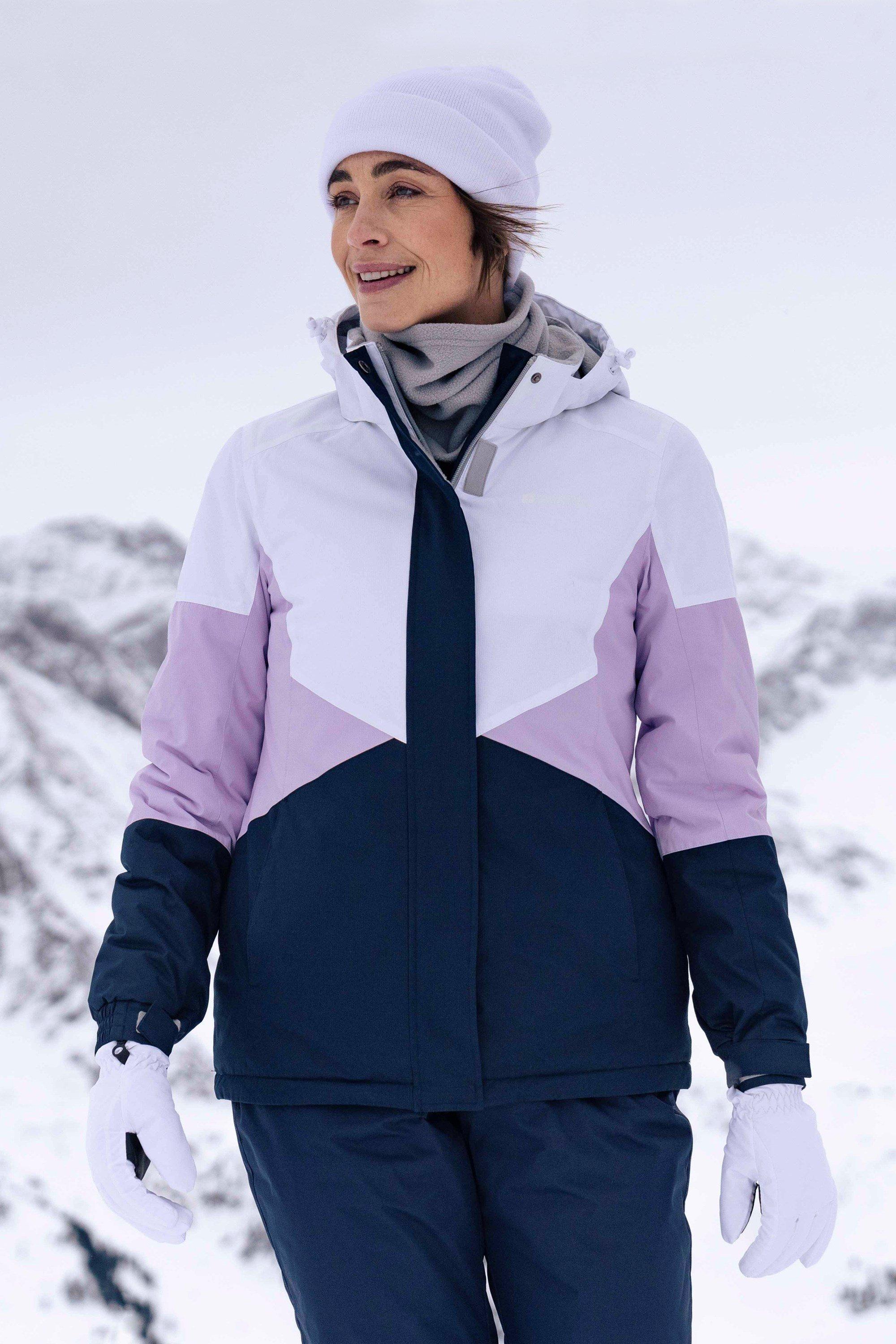 Лыжная куртка Moon Лыжная куртка с капюшоном и защитой от снега Mountain Warehouse, фиолетовый смывка лыжная zet 800 мл для удаления лыжной смазки сцепления