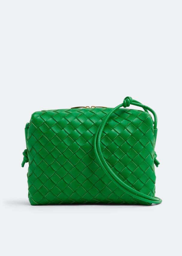 Сумка Bottega Veneta Small Loop, зеленый