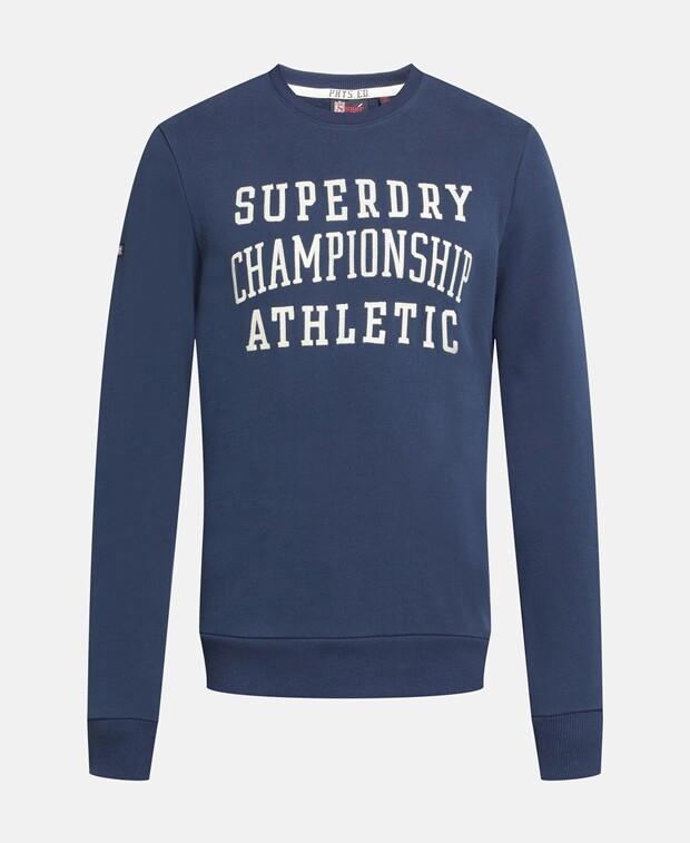 

Толстовка Superdry, темно-синий