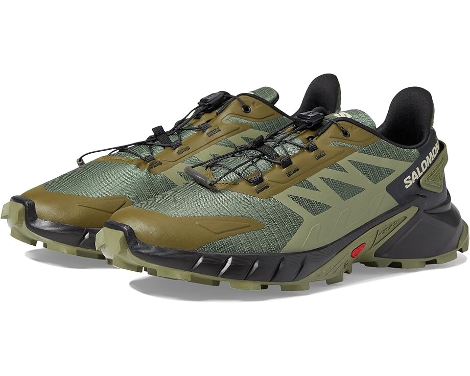 

Кроссовки Salomon Supercross 4, цвет Olive Night Moss Gray Black