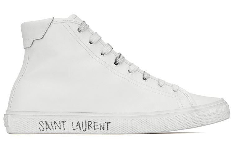 

Кроссовки Saint Laurent Malibu Mid Optic, белый