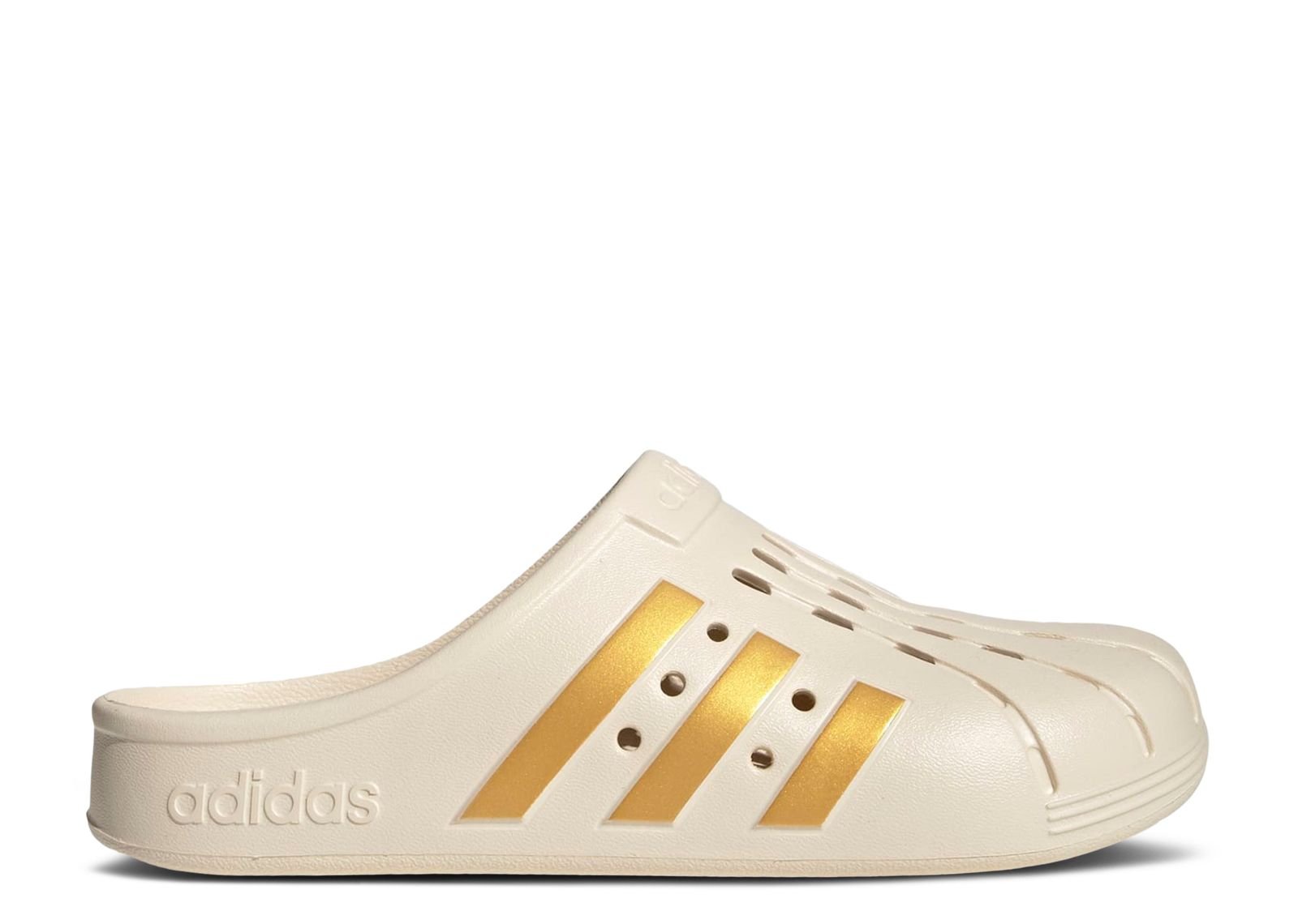 

Кроссовки adidas Adilette Clog 'Wonder White Gold Metallic', кремовый, Бежевый