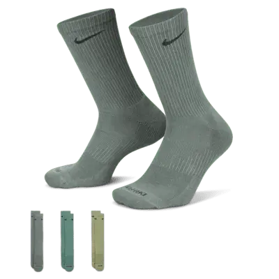 

Носки Nike Everyday Plus Cushioned Training Crew (3 шт), разноцветный