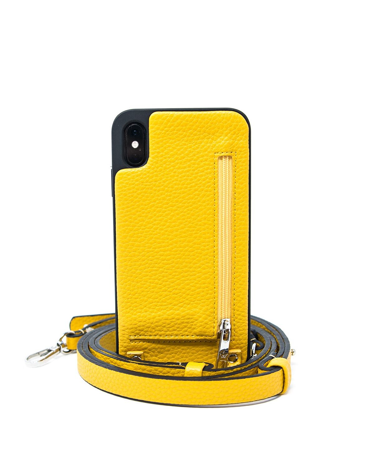 

Чехол Crossbody XS Max для iPhone с кошельком на ремешке Hera Cases, желтый