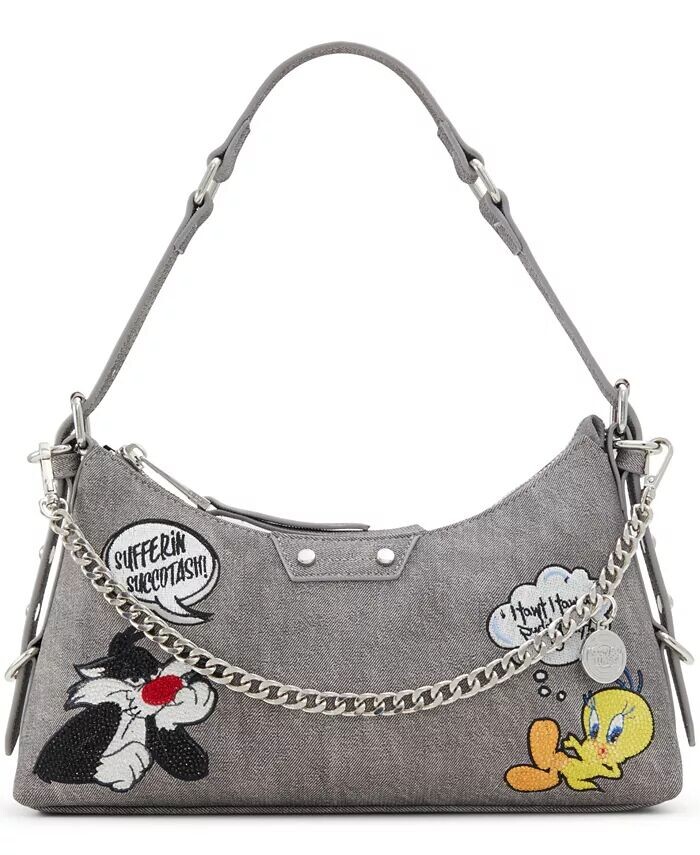 

Текстильная сумка через плечо Looney Tunes среднего размера Aldo, серый