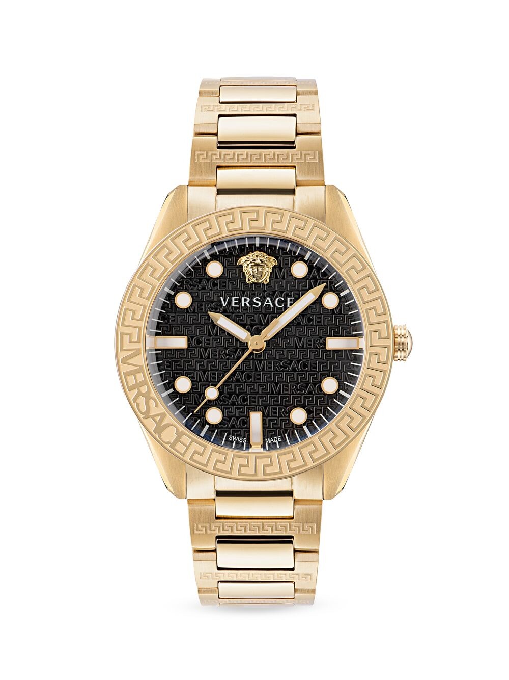 

Часы-браслет Greca Dome 42MM Versace, желтый