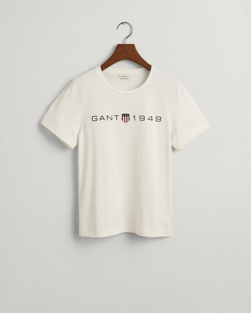 

Футболка Gant, цвет eggshell