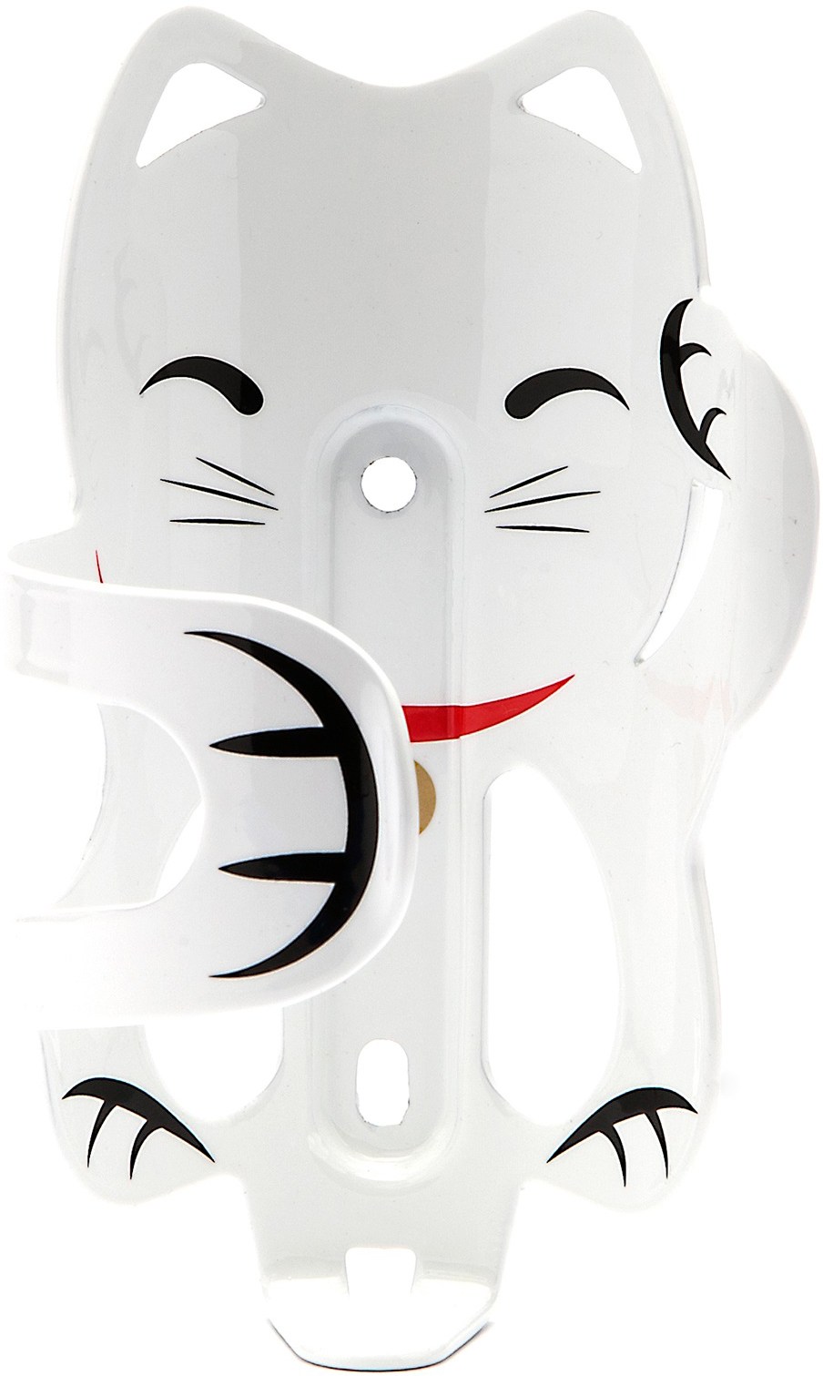 Клетка для бутылки с водой Lucky Cat Portland Design Works, белый мужская футболка денежный кот манэки нэко maneki neko cat m белый