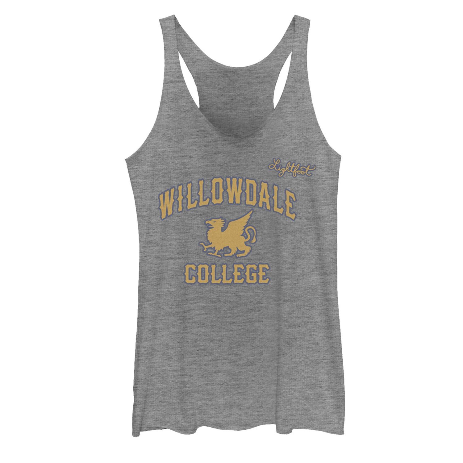 

Майка с логотипом колледжа Уиллоудейл для юниоров Disney/Pixar Onward Willowdale College Licensed Character