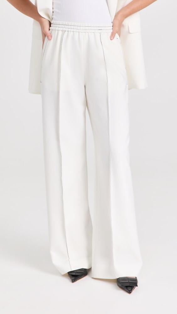 

Брюки Rosetta Getty Relaxed Pull On, белый