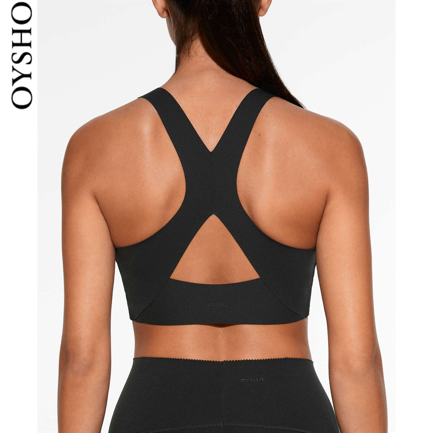 

Бюстгальтер Oysho спортивный, черный