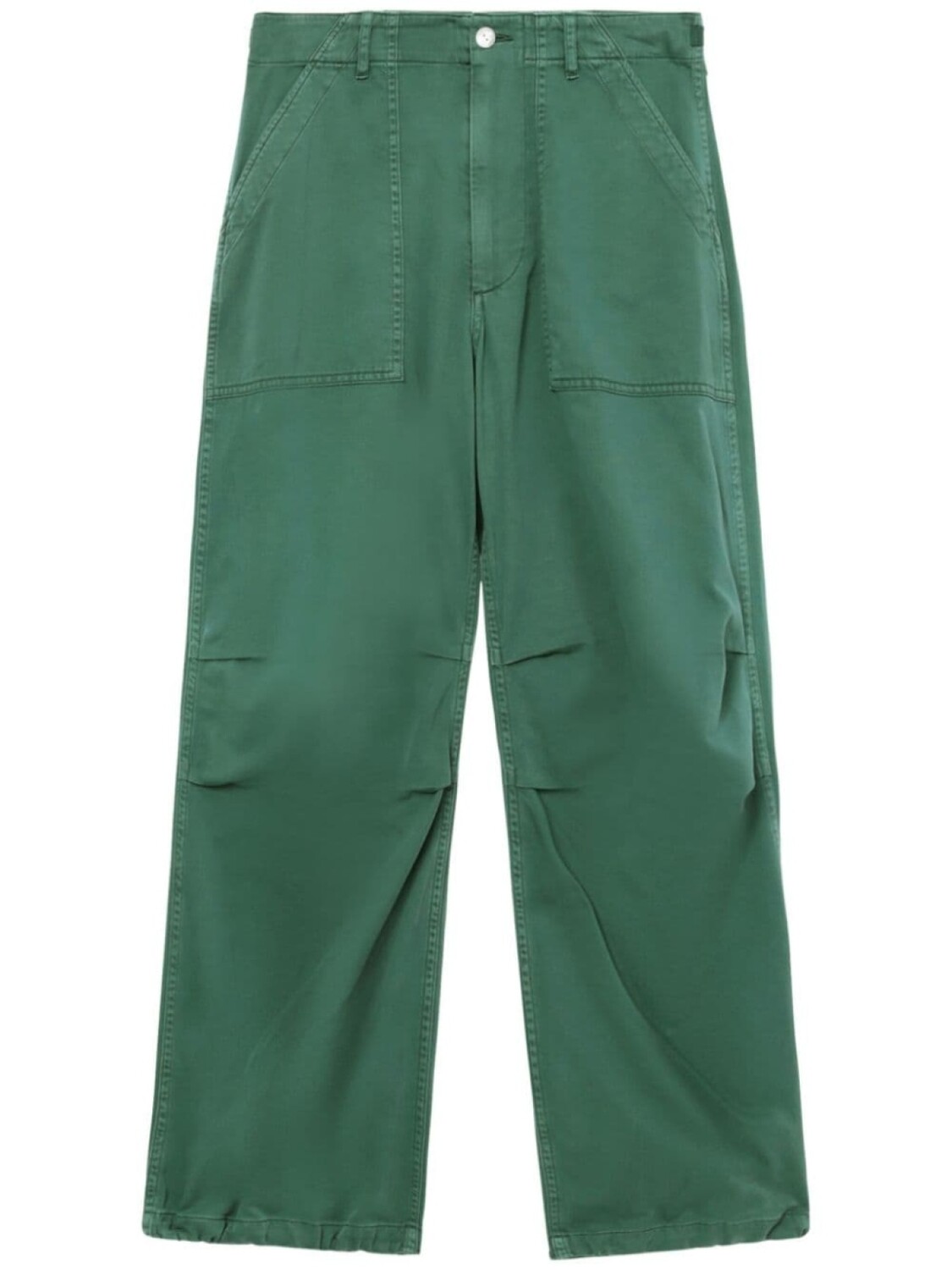 

Rag & bone зауженные брюки с эластичными щиколотками, зеленый