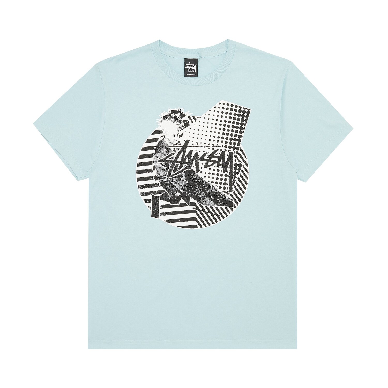 

Футболка Stussy Punk Mix Brite Blue, Серый