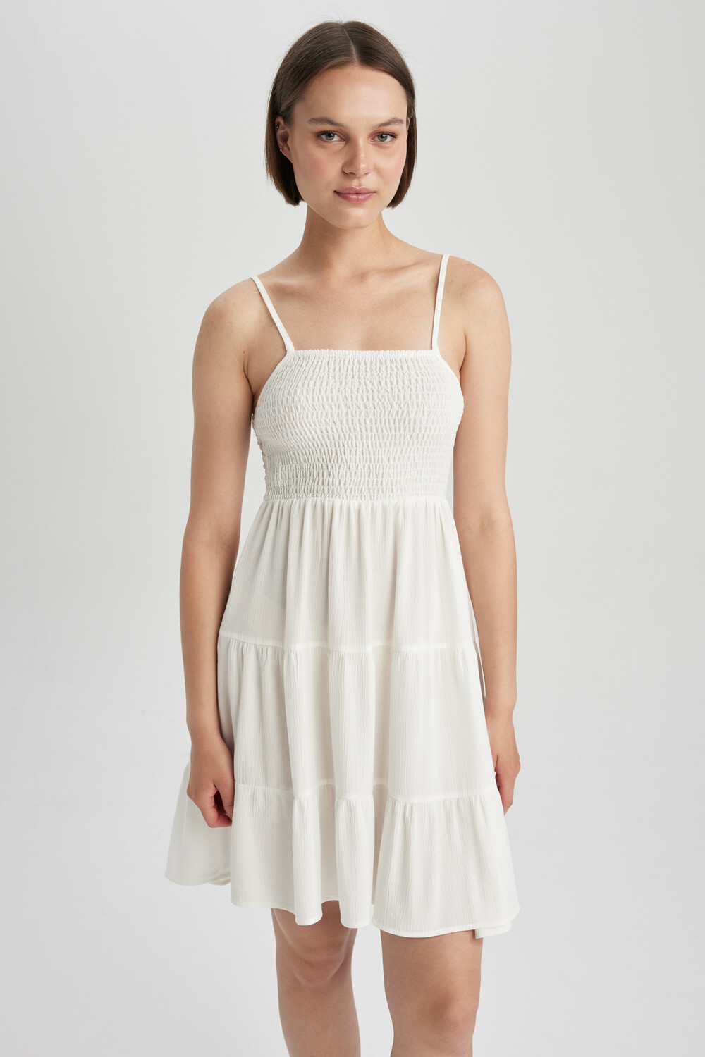

Платье DeFacto Sommer A LINE, цвет Off Weiss