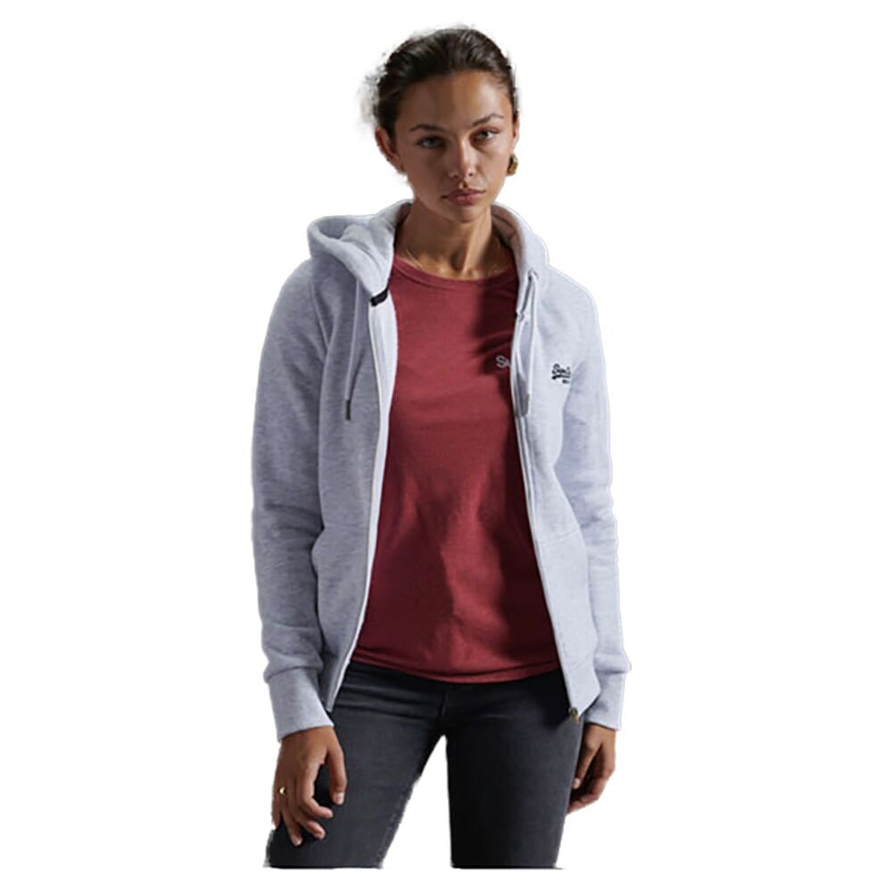 

Толстовка Superdry Orange Label NS Full Zip, серый