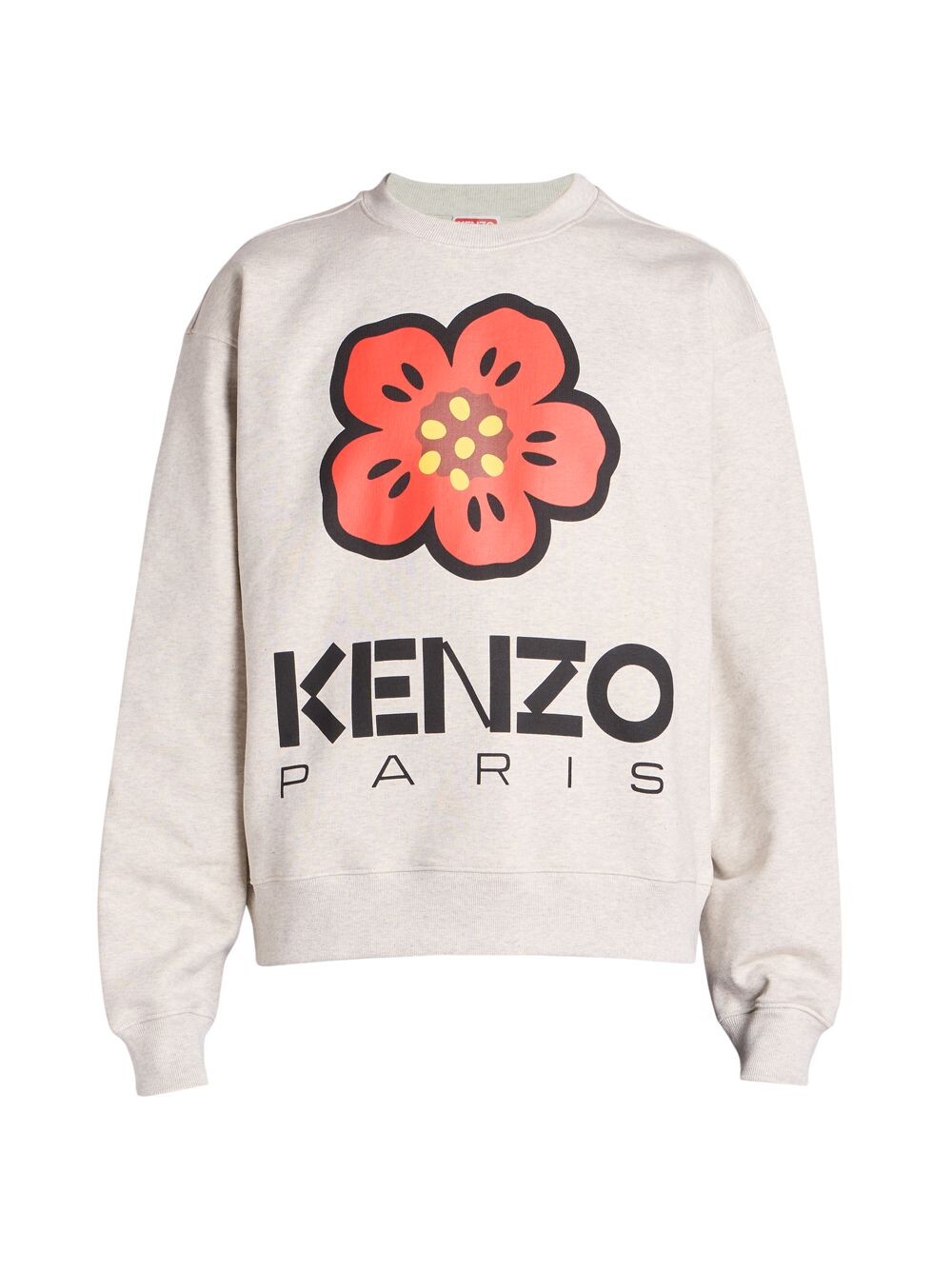 

Флисовая толстовка с логотипом Boke Flower KENZO, серый