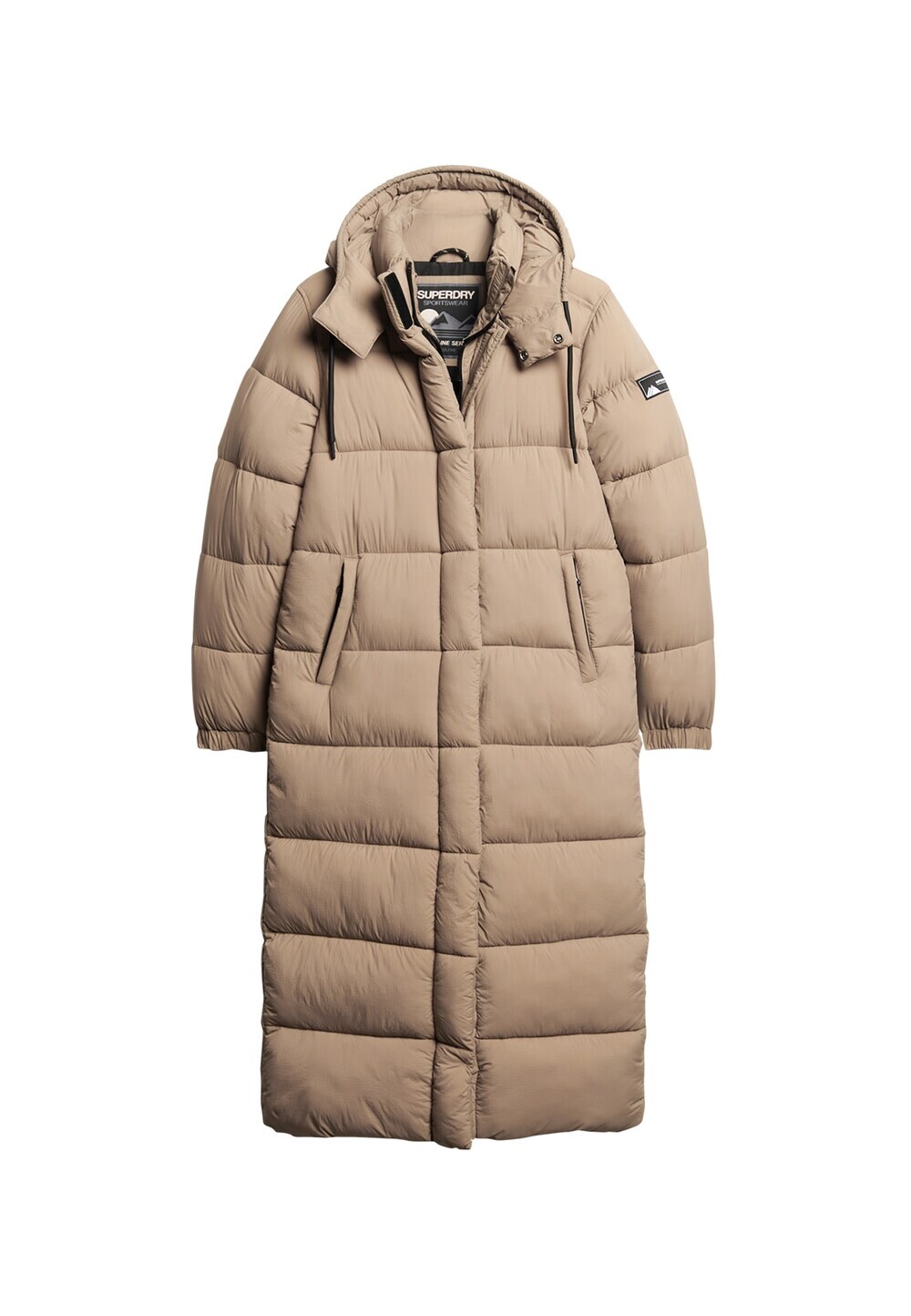 

Зимнее пальто Superdry, бежевый