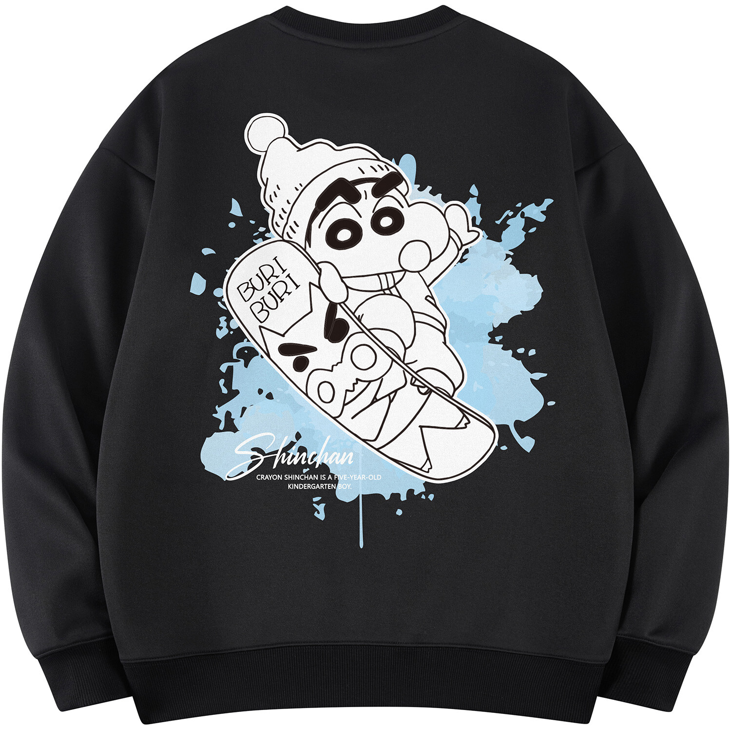 

Толстовка унисекс Crayon Shinchan/Crayon Shinchan, Темно-синий [на флисовой подкладке]