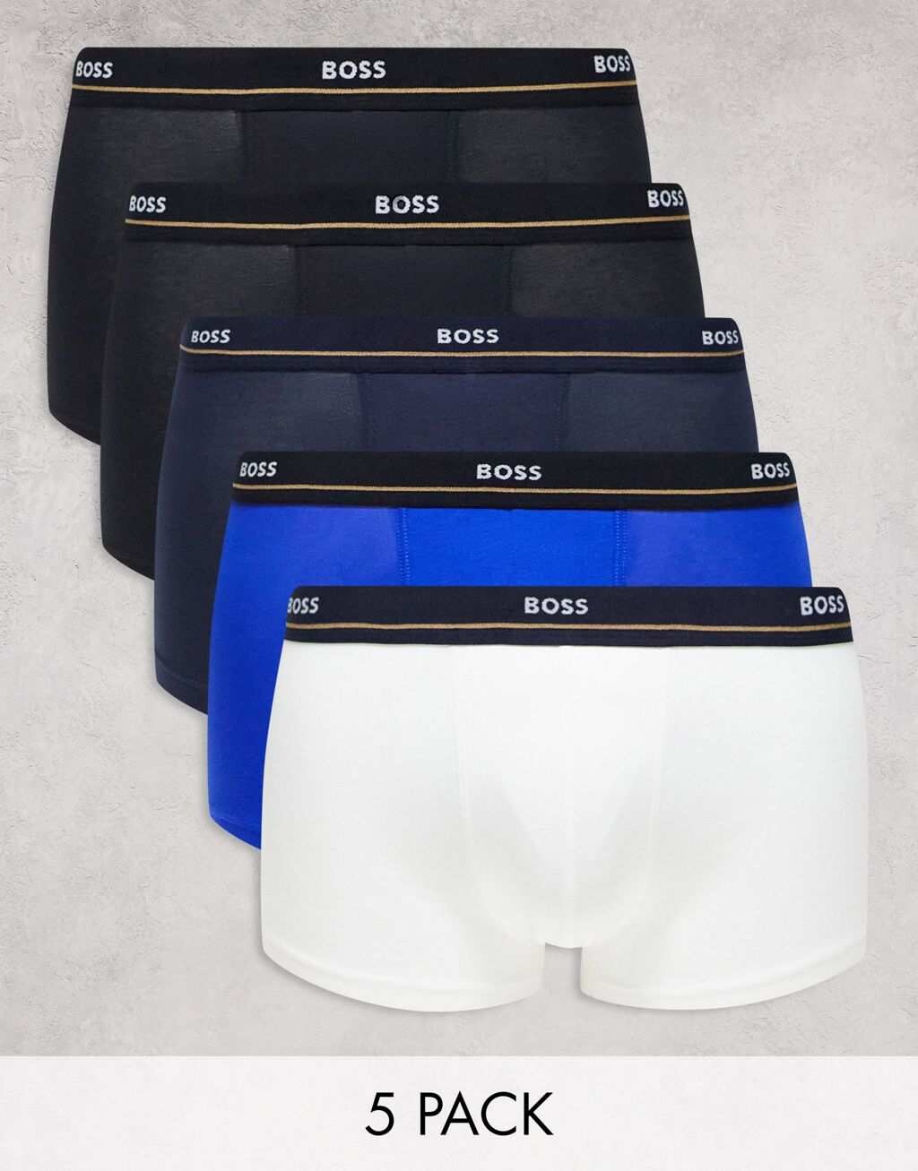 

Набор из пяти боксеров-боксеров BOSS Bodywear