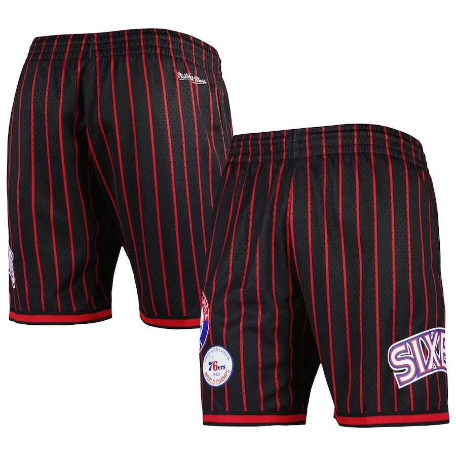 

Шорты Mitchell & Ness Philadelphia 76Ers, черный