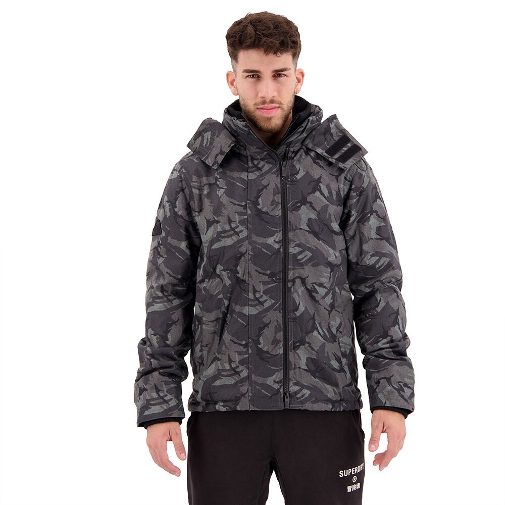

Куртка Superdry Ottoman Arctic All Over Print Windbreaker, серый