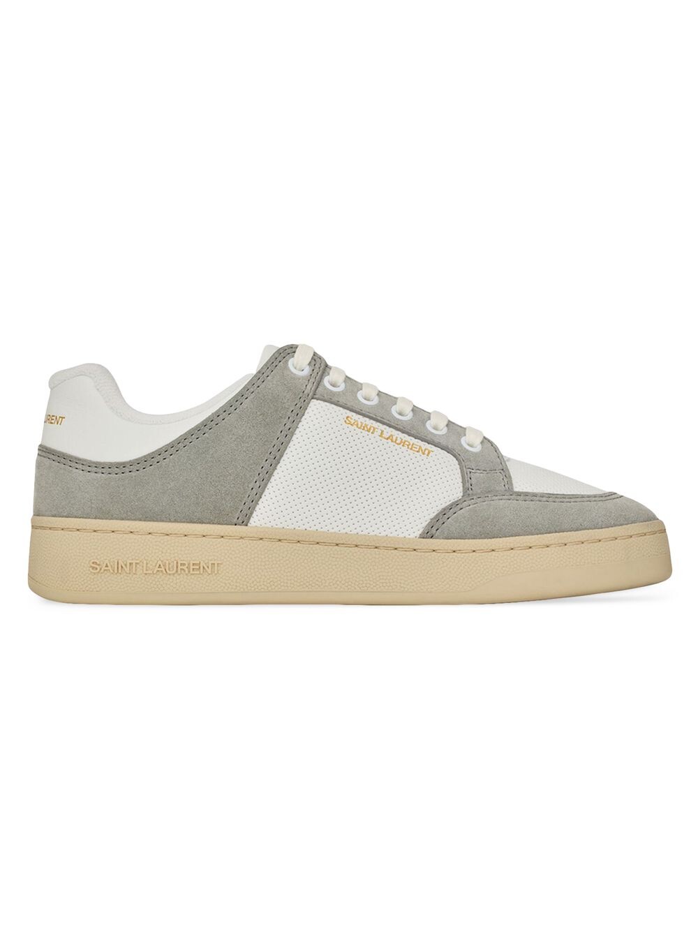 

Кроссовки SL/61 из кожи и замши Saint Laurent