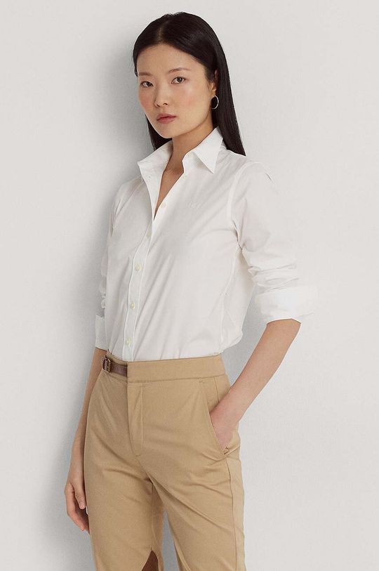 Рубашка Lauren Ralph Lauren, белый грофф лорен аббатиса