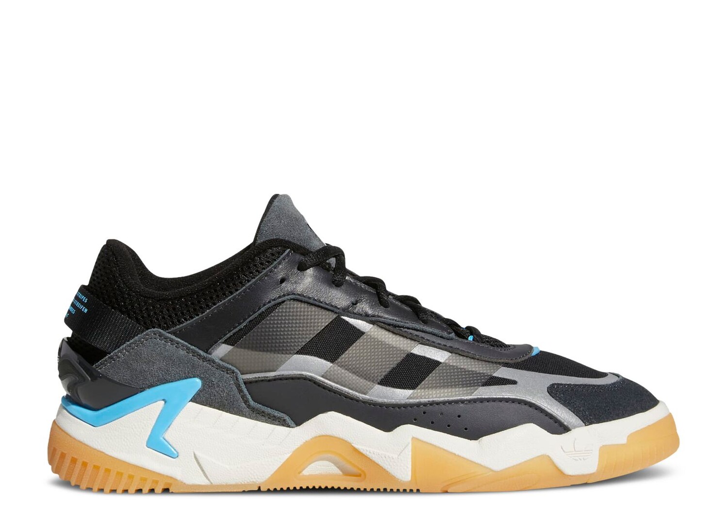 

Кроссовки adidas Niteball 2.0 'Black Gum', черный, Черный;серый