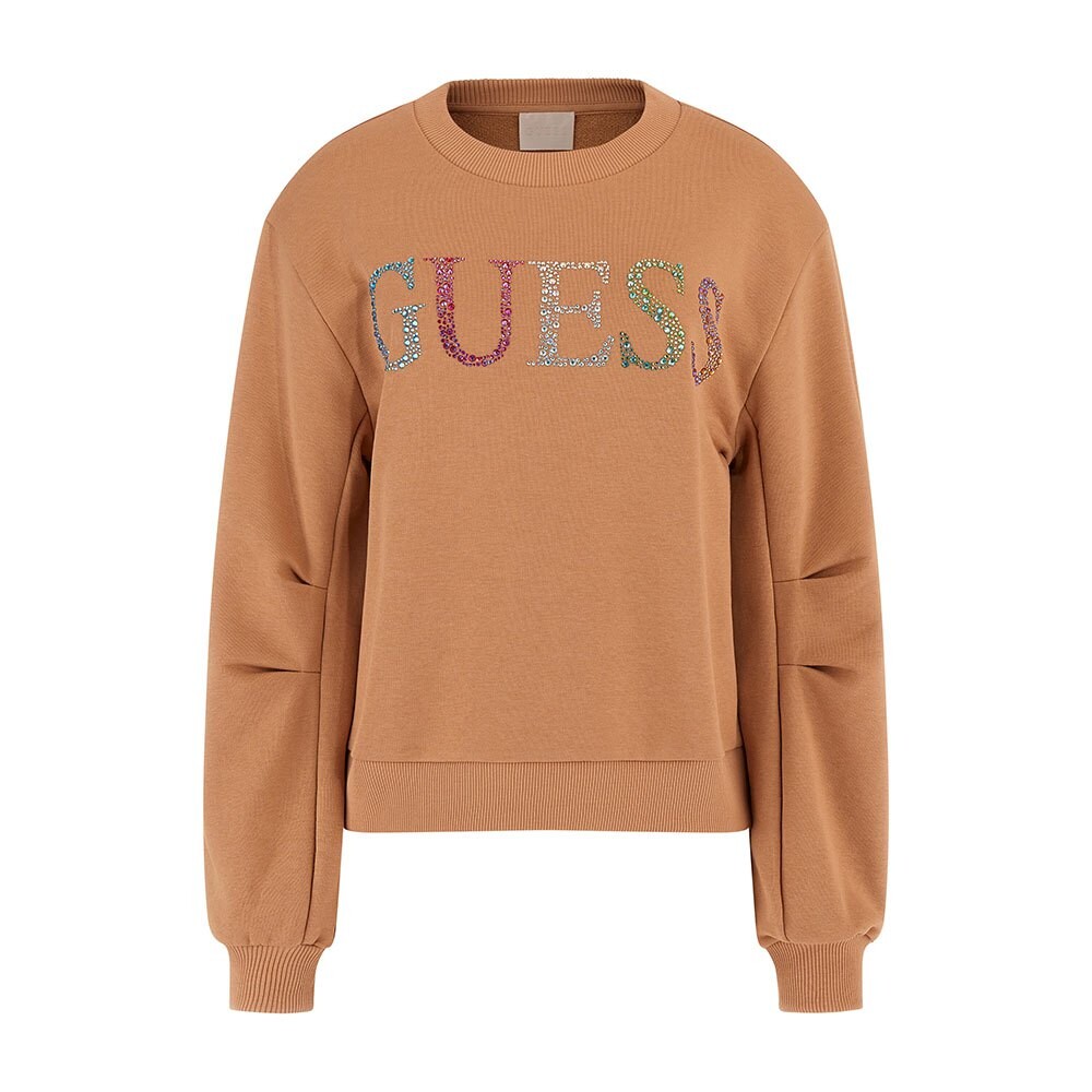 

Толстовка Guess Colorfull Logo, коричневый
