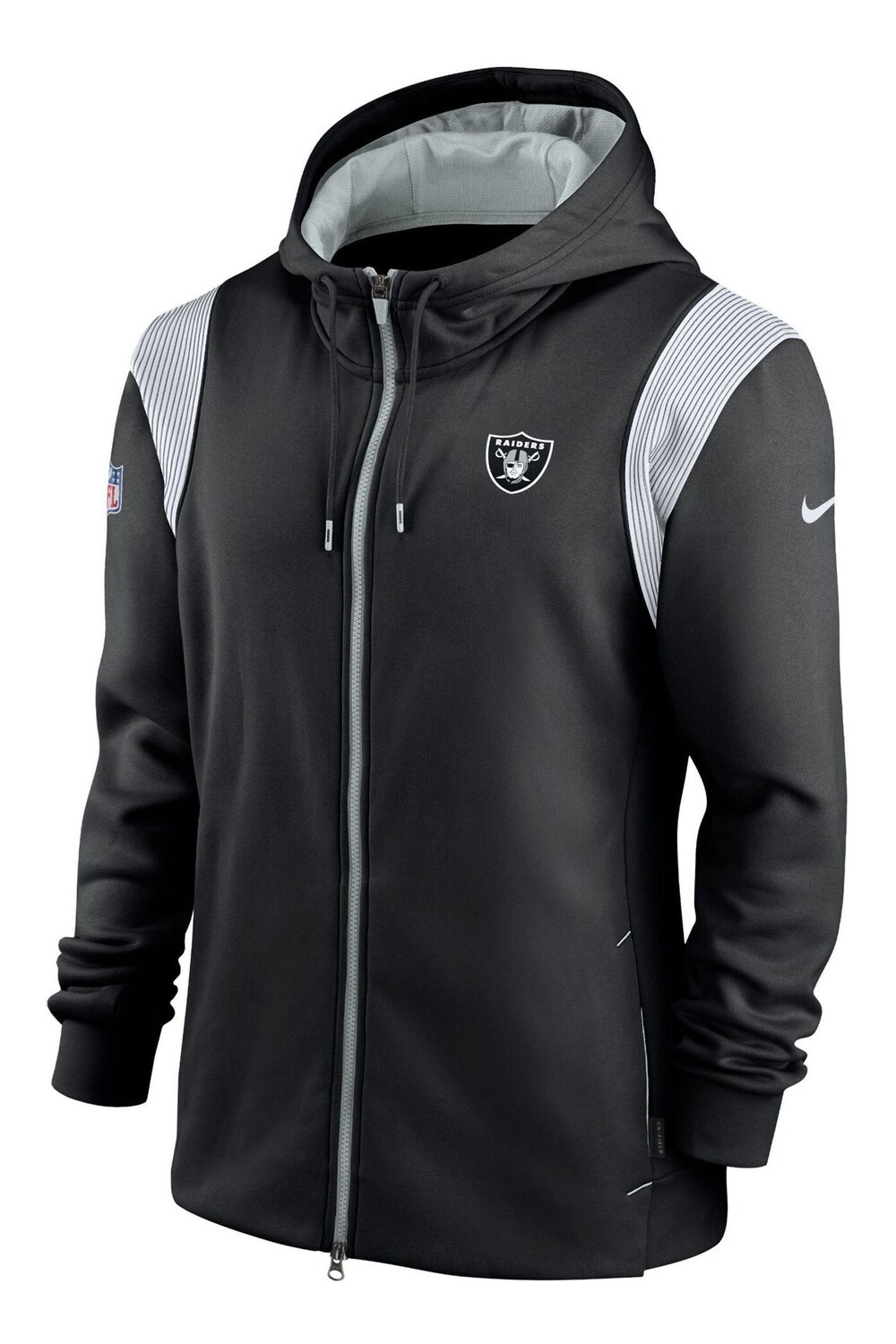 

Флис Fanatics Las Vegas Raiders с Thermaflex и молнией Nike Nike, черный