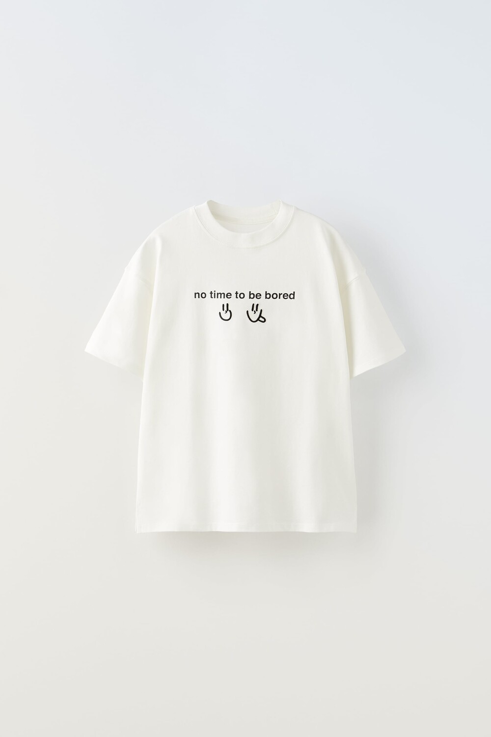 

Футболка с буквами Zara, белый
