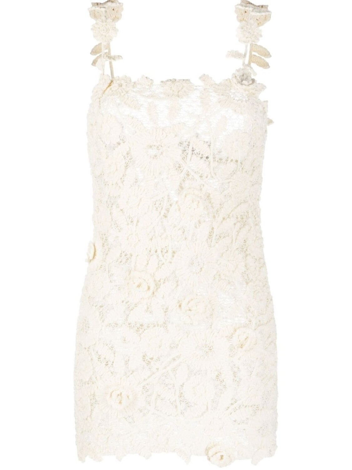 

Blumarine платье мини в технике кроше, серый