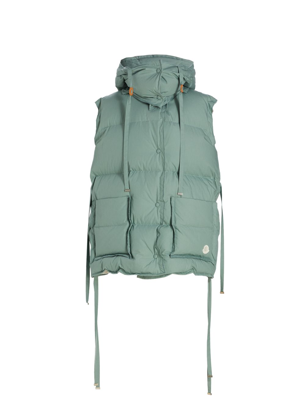 

2 Пуховик Moncler 1952 Batty с капюшоном Moncler Genius, Серый